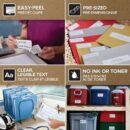 DYMO 2050764 Label Maker, 1" x 2-1/8" White Multi-Purpose Labels, 500 Count, 6-Pack