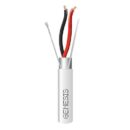 Genesis 32141012 18/2 Stranded Shielded Plenum Cable, CL3P, FPLP, CMP, FT6, 1000' (304.8m), Reel, Natural White