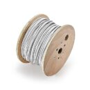 Genesis 32165012 18/6 Stranded Shielded Plenum Cable, CL3P, FPLP, CMP, FT6, 500' (152.4m), Reel, Natural White