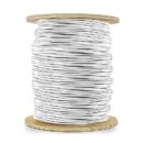 Genesis 32221012 16/4 Stranded Shielded Plenum Cable, CL3P, FPLP, CMP, FT6, 1000' (304.8m), Reel, Natural White