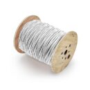 Genesis 32221012 16/4 Stranded Shielded Plenum Cable, CL3P, FPLP, CMP, FT6, 1000' (304.8m), Reel, Natural White