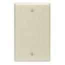 Leviton 86014-000 1-Gang No Device Blank Wall Plate, Standard Size, Thermoset, Box Mount, White