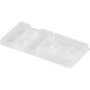 Panduit ABMS-A-C Cable Tie Mount, Adhesive, 27.9mm, 1.1" x 1.1"