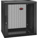 APC AR112SH4 NetShelter 12U Wall Mount Rack Enclosure Cabinet Single Hinged Switch Depth