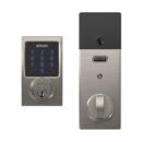 Schlage BE469ZP CEN 626 Connect Smart Deadbolt with Alarm Inbuilt Century Trim, Satin Chrome