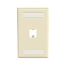 Panduit CFPL1EIY Mini Communication Port Single Classic Faceplate, Ceiling Mount Wall Mount Plate