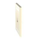 Panduit CFPL1EIY Mini Communication Port Single Classic Faceplate, Ceiling Mount Wall Mount Plate