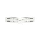 Panduit DPA486X88TGWH Punchdown Patch Panel, Cat6a, Angled