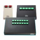 Alarm Controls DTC-M2K12ARV2 M2 Desk Top Door Control for 12 SPDT Momentary Action Switches, Red Lens, 24V DC, Black
