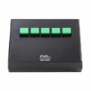 Alarm Controls DTC-M2K12ARV2 M2 Desk Top Door Control for 12 SPDT Momentary Action Switches, Red Lens, 24V DC, Black
