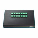 Alarm Controls DTC-M2K12ARV2 M2 Desk Top Door Control for 12 SPDT Momentary Action Switches, Red Lens, 24V DC, Black
