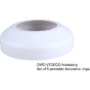 Digital Watchdog DWC-V7553WTIR Star-Light Plus 5MP Ultra-Low-Profile IR Vandal Dome Camera, 2.8mm Fixed Lens, White