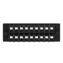 Panduit FAPH1812BLMPO Opticom FAP 18 Key-Up / Key-Down MPOs, Type A, Horizontal, Black