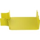 Panduit FRT12X4W6LYL Cable Management, Fitting Horizontal Tee with 6" x 4" Exit, 12", Yellow