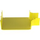Panduit FRT12X4W6LYL Cable Management, Fitting Horizontal Tee with 6" x 4" Exit, 12", Yellow