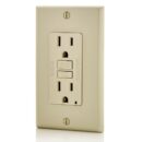 Leviton GFNT1-I Self-Test Non-Tamper-Resistant GFCI, Includes Wallplate, 15A, 125V, Ivory