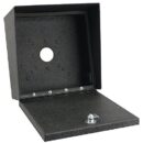 Pedestal Pro MC-CS-16-E 16" 16" Square Steel Housing, Black Power Coated