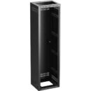 AtlasIED 244-18 18" Wide Stand-Alone Floor Cabinet with Adjustable Rails, UL Listed, Black Epoxy Finish