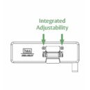 HES 9100R-630 9100 Series Right Hand Surface Mounted Electric Strike, Satin Stainless Steel