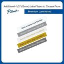 Brother TZEPR234-Label Maker Tape, 0.47"ch x 26.2', Gold White