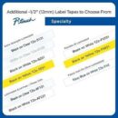 Brother TZEPR234-Label Maker Tape, 0.47"ch x 26.2', Gold White